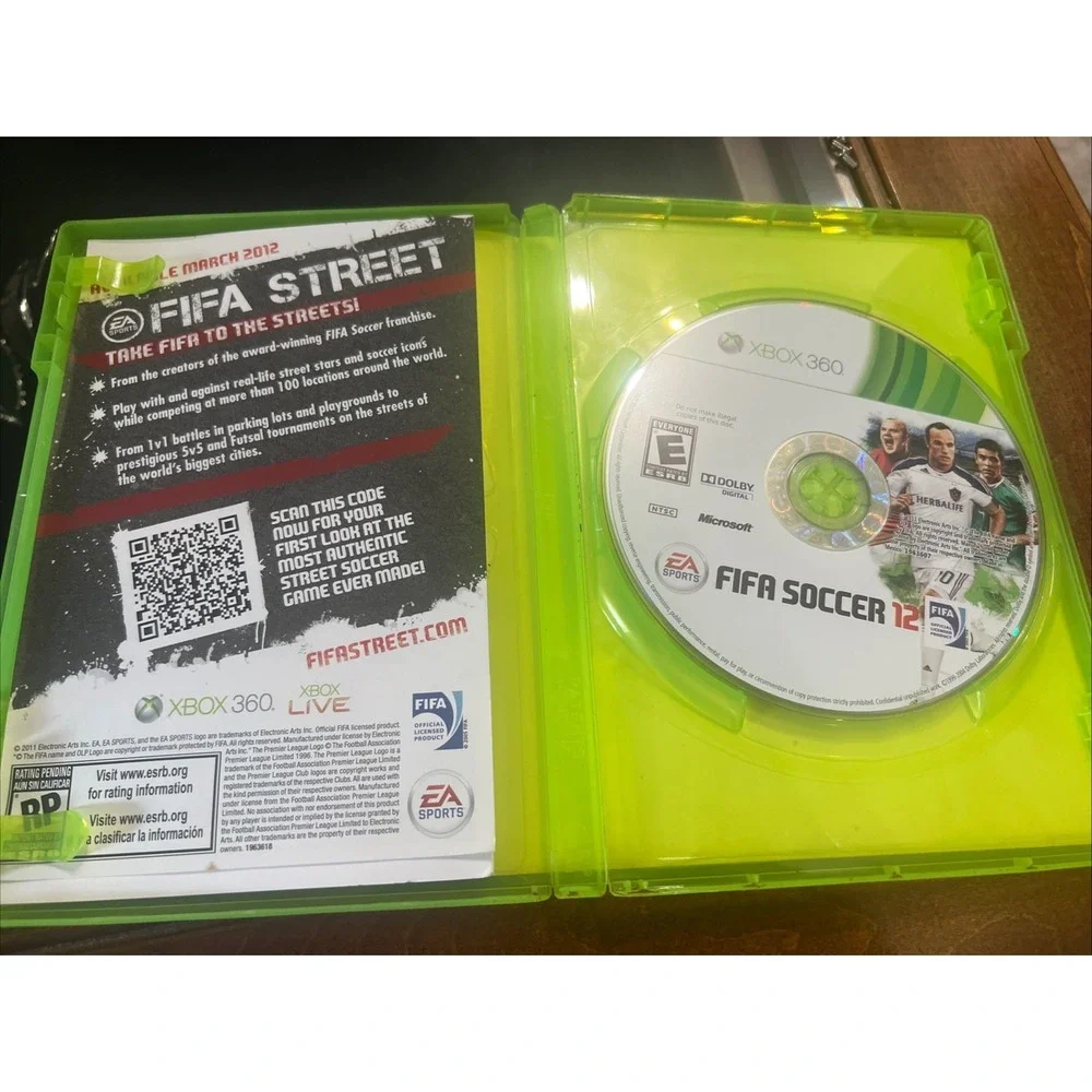 FIFA Soccer 12 Microsoft Xbox 360 EA Sports USED‎ Tested